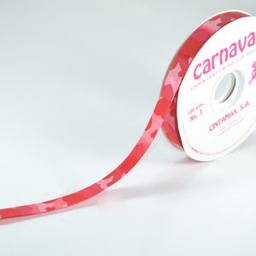 [DIST04881] LISTON CINTAMAX #5 DISEÑO CORAZON PUNTO ROJO