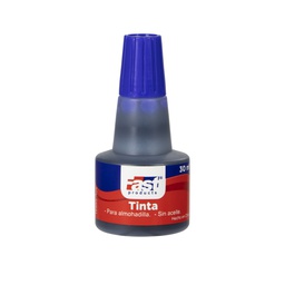 [DIST05042] TINTA P/ ALMOHADILLA FAST 30ML TIPO GOTERO  AZUL