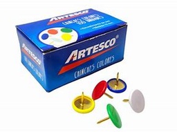 [DIST05204] TACHUELAS ARTESCO PUSH PINS COLORES