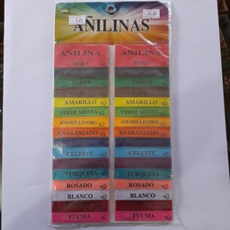 [DIST05253] AÑELINA VEGETAL COLORES SURTIDOS CARTON 30 SOBRES