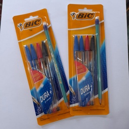 [DIST05270] BOLIGRAFO BIC BLISTER 5 PZS (R, N, A, LAPIZ)