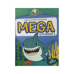 [DIST05272] LIBRO P/COLOREAR MIS PASITOS ACTIVIDADES 2 (TIBURON)