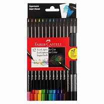 [DIST05344] CRAYON MADERA FABER CASTELL SUPERSOFT 12 COLORES