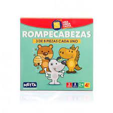 [DIST05377] ROMPE CABEZAS METTA MINI PELUZOS 12 PIEZAS