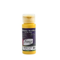 [DIST02012] PINTURA ACRILICA 60ML FRANCO AMARILLO VIVO
