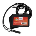 [DIST00620] GAFETE FAST DE SILICON C/PITA HORIZONTAL NEGRO (PX5)