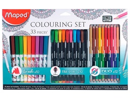 [DIST02591] SET DE MARCADORES MAPED 897417 COLORING 33 PIEZAS