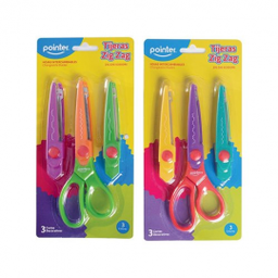 [DIST03516] TIJERA POINTER ZIG ZAG 3 PZS. SSC-02-65