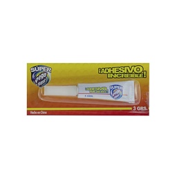 [DIST04401] SUPER PEGAFAST 3GRS. TUBO CINOACRILATO