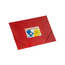 [DIST04468] FOLDER BEAUTONE ESPAÑOL OFICIO 38750 TRANS. ROJO