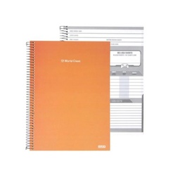 [DIST04551] CUADERNO ESPIRAL MULTIMATERIA SD 10800 320H T/DURA WORLD CLASS