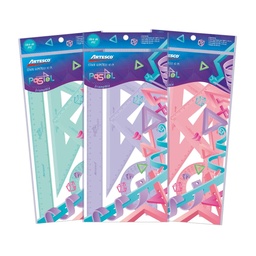 [DIST04602] ESTUCHE GEOMETRICO ARTESCO 10151001 PASTEL