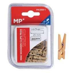 [DIST04627] GANCHO DE MADERA MP 25MM COL./NATU. (PX20)