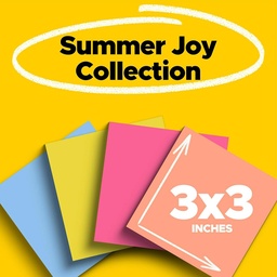 [DIST04661] BLOCK POST IT 654-5SSJOY 3X3 SUMMER JOY