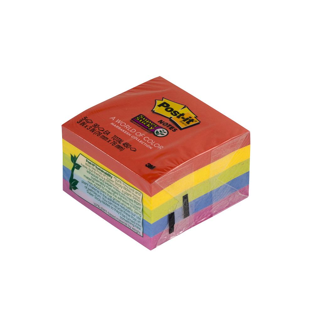 BLOCK POST IT 654-5SSAN3X3 MARRAKESH NEON | Distribuidora los escudos